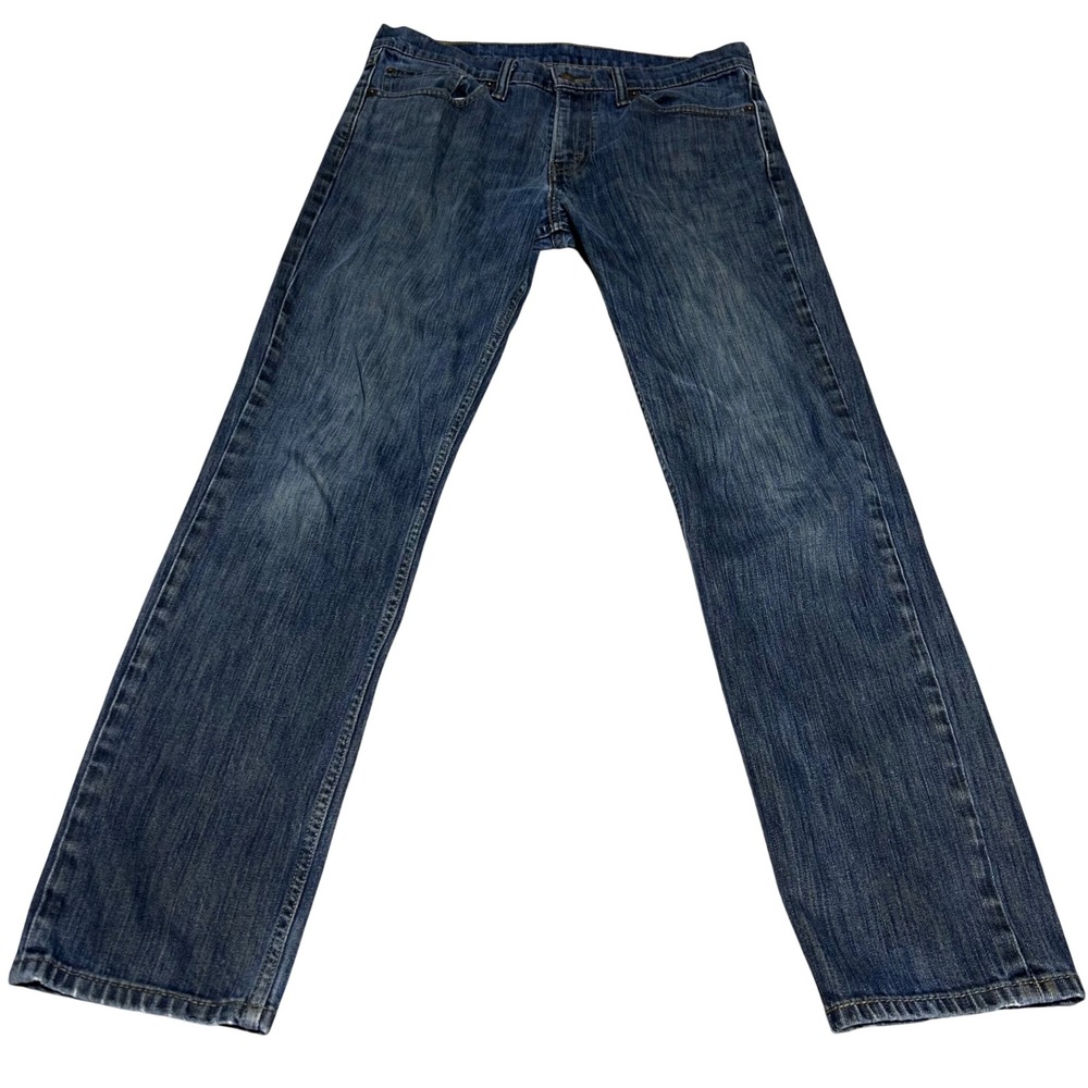 VTG Levi's 511 Slim Fit Jeans Mens 32x32 Blue Denim Medium Wash Y2K